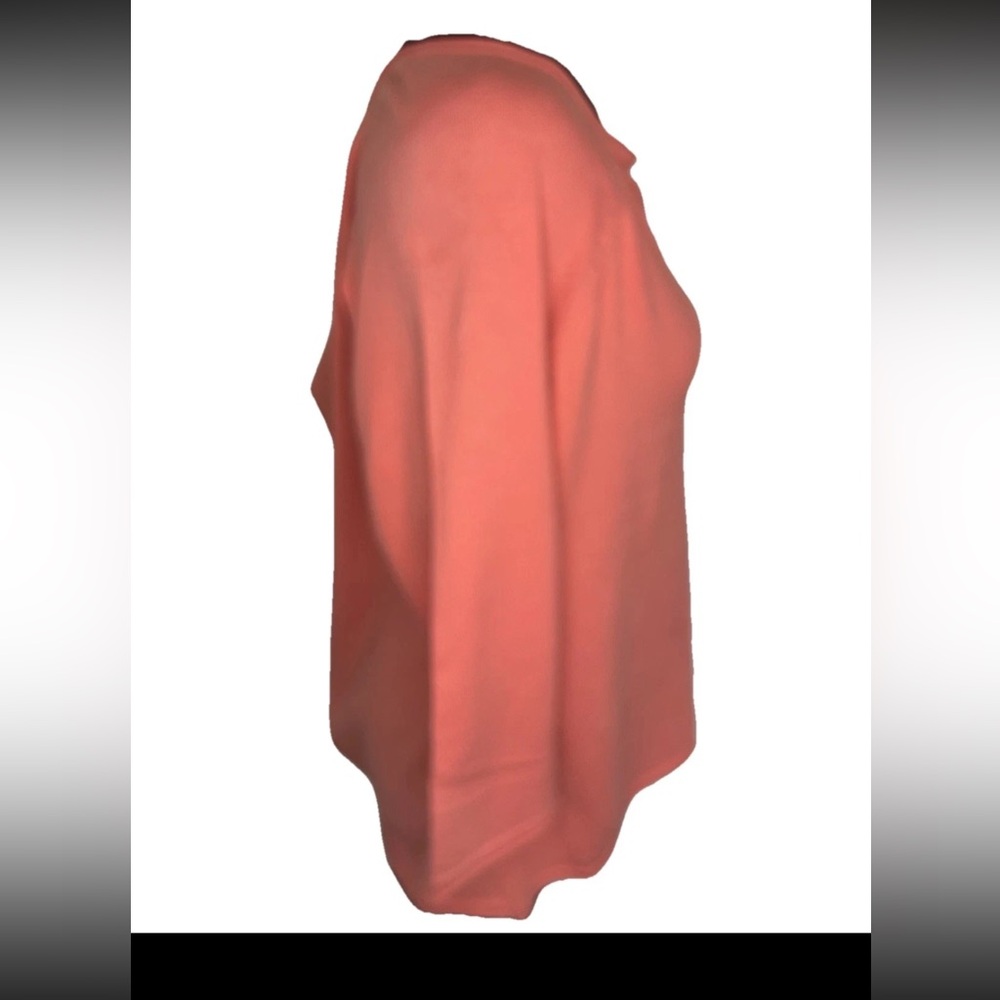 Fiorlini intl ladies‎ salmon pink pullover sweater size XL shoulder butterfly - Picture 3 of 10